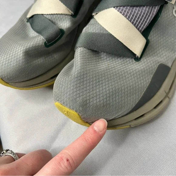 On Cloud Women’s Size 11 Tennis Shoes Cloud Nova Wrap Grey Lavender Sneaker Gym - Picture 10 of 11